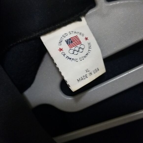 Official Vintage Olympic Zip up Sweat jacket Wmn's sz XL - Picture 5 of 6